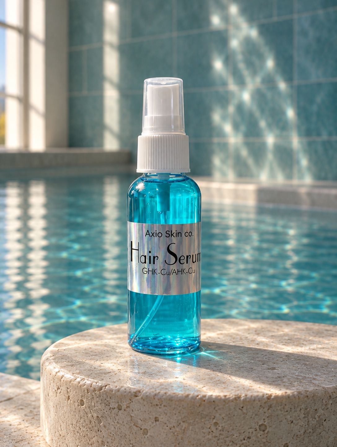 Axio Skin Co AHK-Cu and GHK-Cu Copper Peptide Scalp Serum bottle